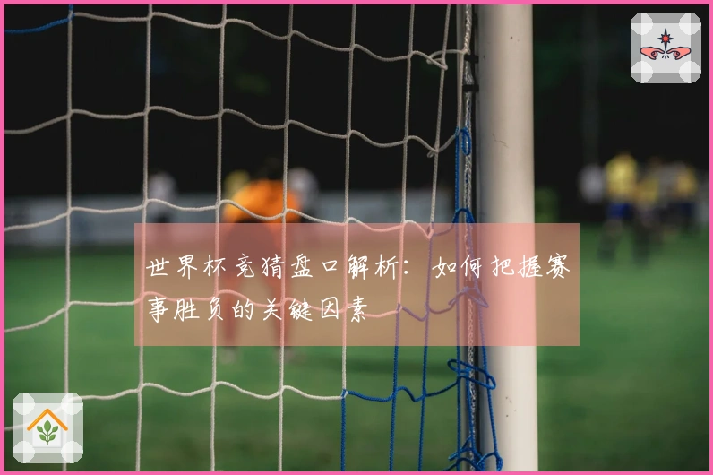 世界杯竞猜盘口解析：如何把握赛事胜负的关键因素
